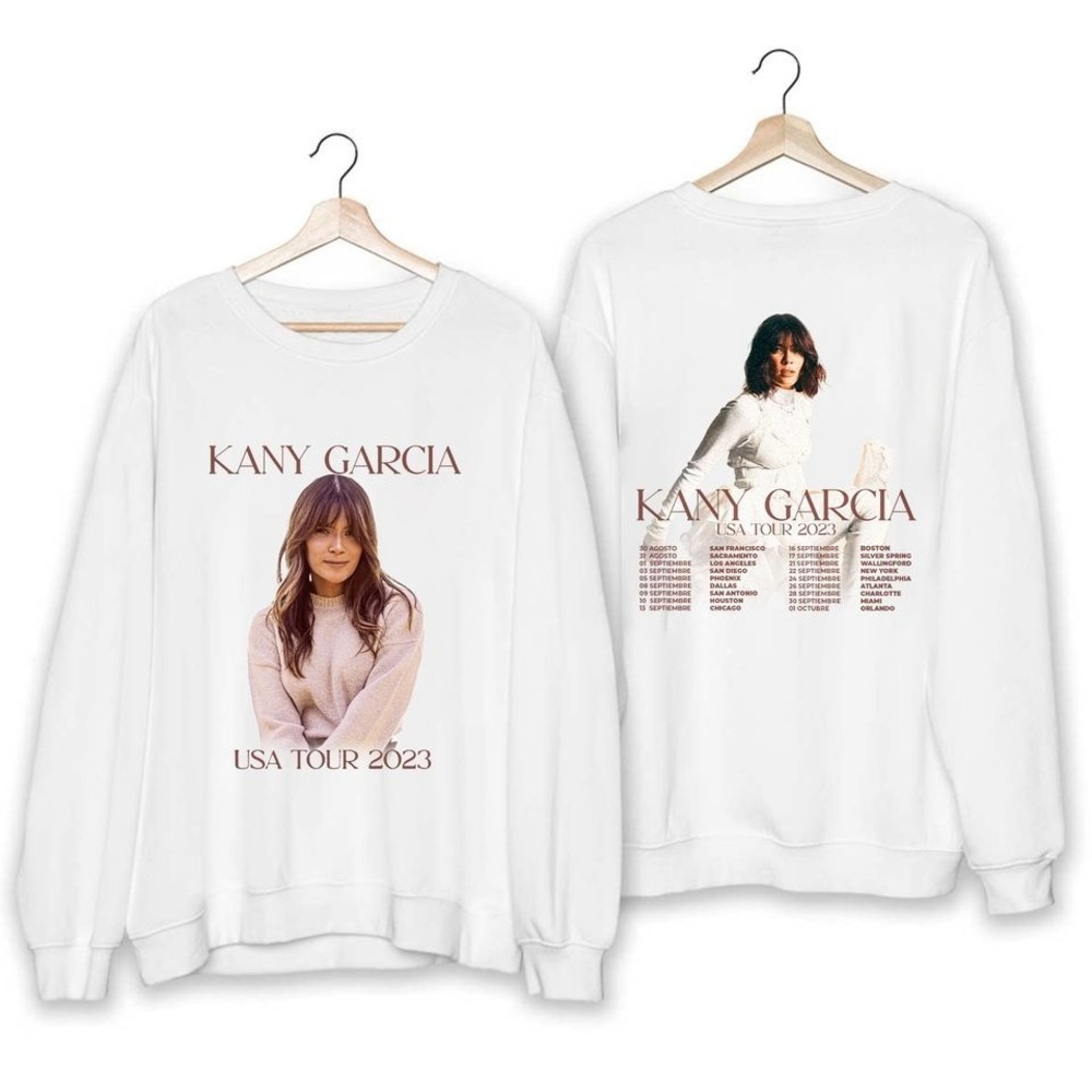 Kany Garcia USA Tour 2023 2 Sided Sweatshirts - Picture 1 of 4